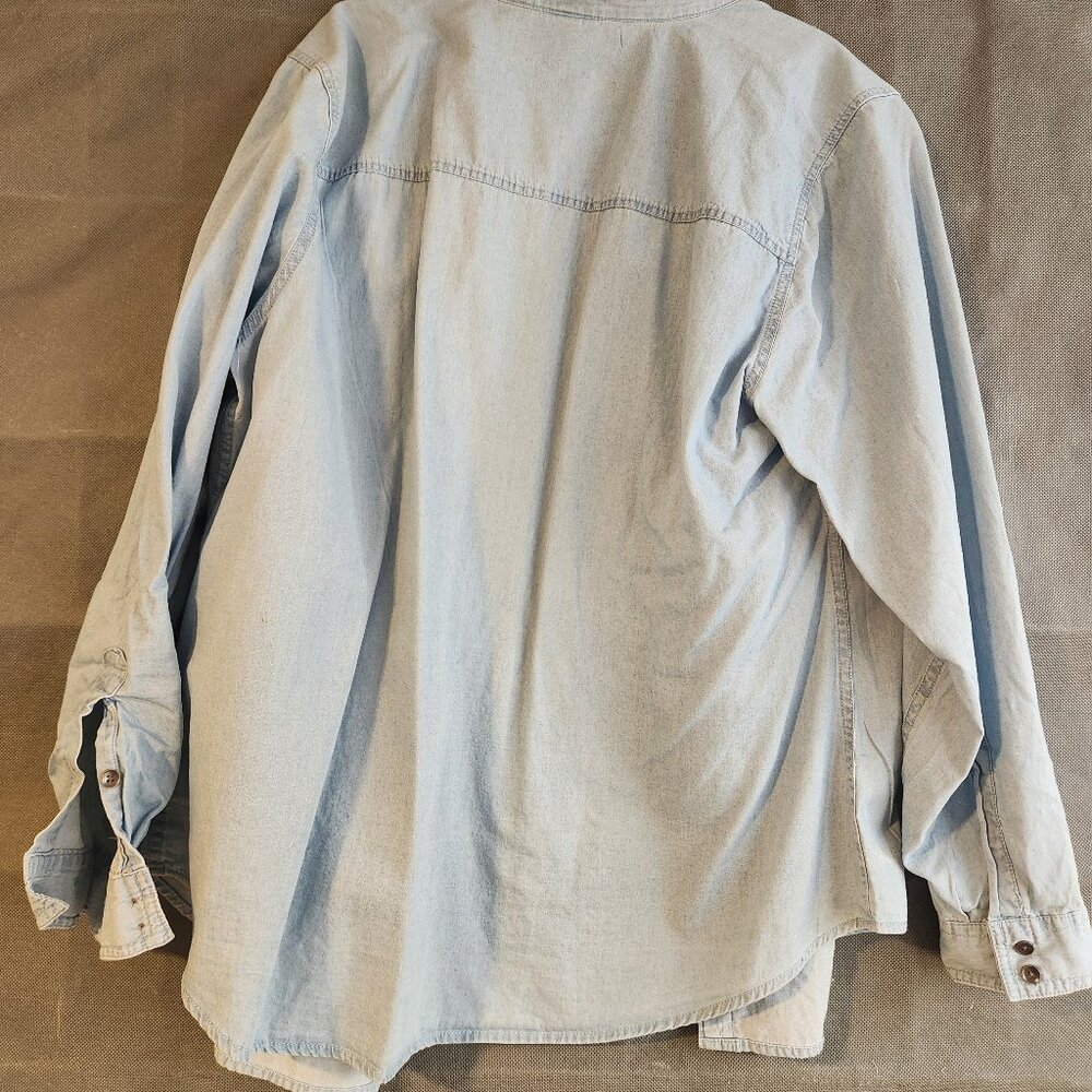 Like New Torrid Blue Shirt Size 2 - Picture 2 of 6